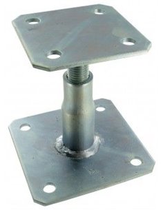 Pied de poteau réglable 100-150mm