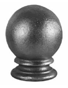 Boule départ de rampe D90mm-Base 70mm-H125mm