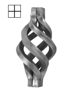 Pigne D60x125mm-L14mm