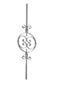 Barreau C12x12mm-250x900mm