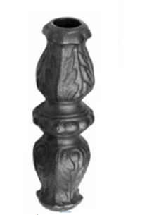 Coulisseau fonte-D40x130mm-Trou D16mm