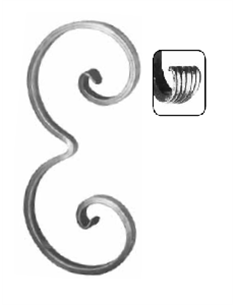 Volute P14x8mm-130x290mm