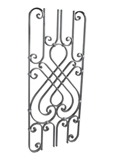 Panneau décoratif P16x8mm-L420mm-H1000mm