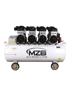 Compresseur à air silencieux 90L 330L/min 8 Bar monophasé