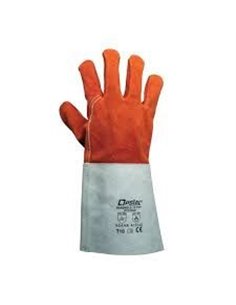 Gant de soudure à manches longues blanche