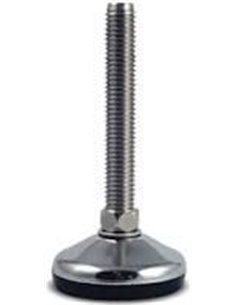 Pied niveleur en acier zingué Ø12mm