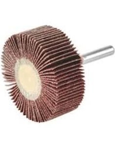 Roue à lamelle sur tige 25*60