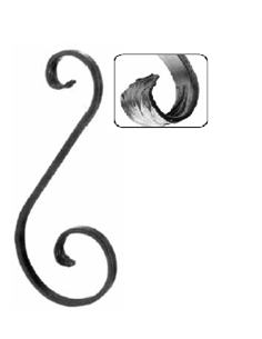 Volute P14x6mm H270mm-L110mm