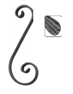 Volute P14x6mm 100x260mm