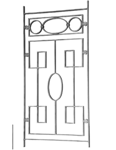 Panneau décoratif P14x8mm H1000mm L495mm