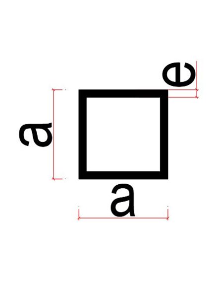 Tube carré galvanisé