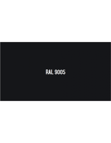 Tôle prélaquée Noire RAL 9005