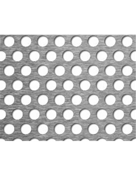 Tôle perforée brute