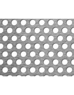 Tôle perforée rond galvanisée