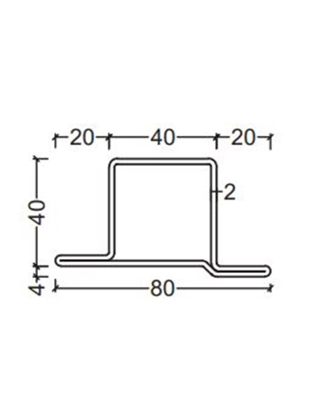 Tube à aile T déporté