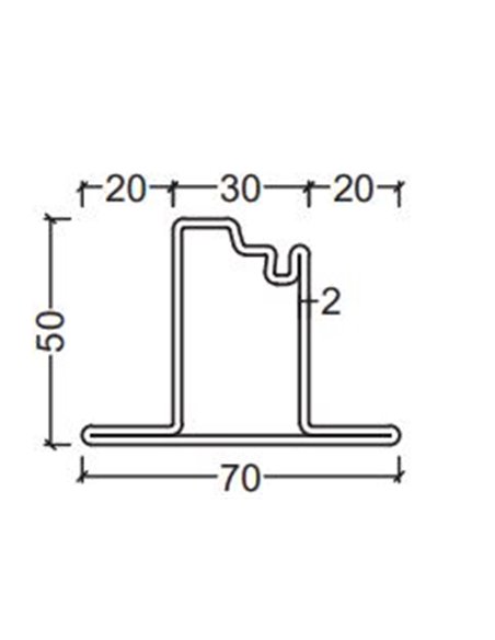Tube à aile avec battement T