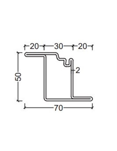 Tube à aile avec battement Z