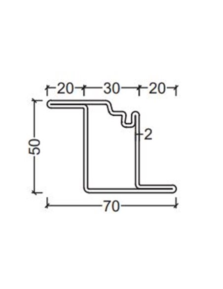 Tube à aile avec battement Z