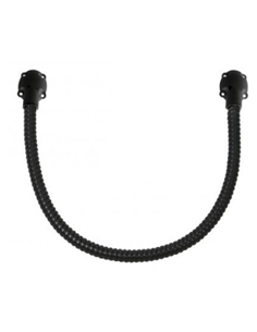 Passe câble en applique Noir