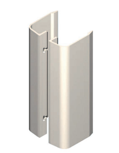 Poignée aileron H250mm - Argent