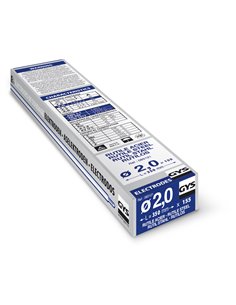 Paquet 155 ELECTRODES RUTILES ACIER Ø2,0 - DEMI-ETUI