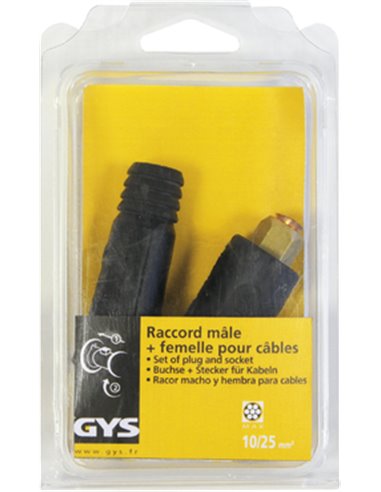 Connecteurs Male+Femelle pour câble de soudure