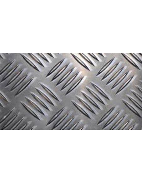 Tôle aluminium à damier