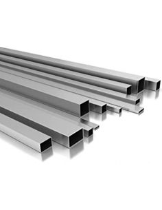 Tube rectangle aluminium