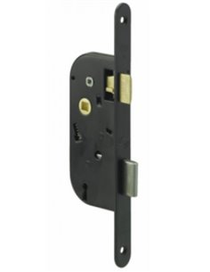 Serrure à larder - Fermeture par cylindre - Noir