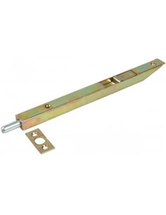 Verrou à Glissière avec Gache - Laiton
