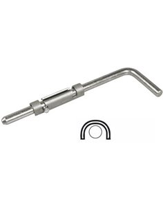 Verrou Rond pour Portail - A souder ouvert 