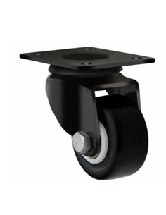 Roue pivotante en plastique