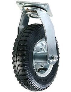 Roue pivotante avec platine