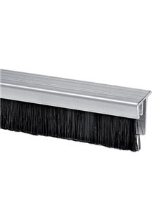 Plinthe brosse sur supports alu Brosse horizontale de 24mm Longueur 3ml