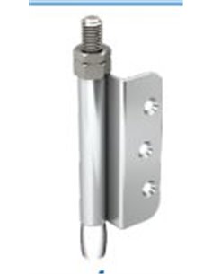 Guide du bas d’extrémité sur 1/2 charnière pour U 30 x 30