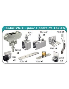 Garniture 5040 GVU Porte 150kg L2000mm max